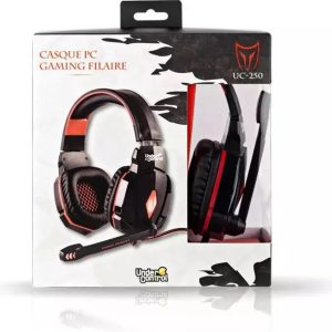 Cuffie da gioco cablate UC-250 + microfono per PC – Un