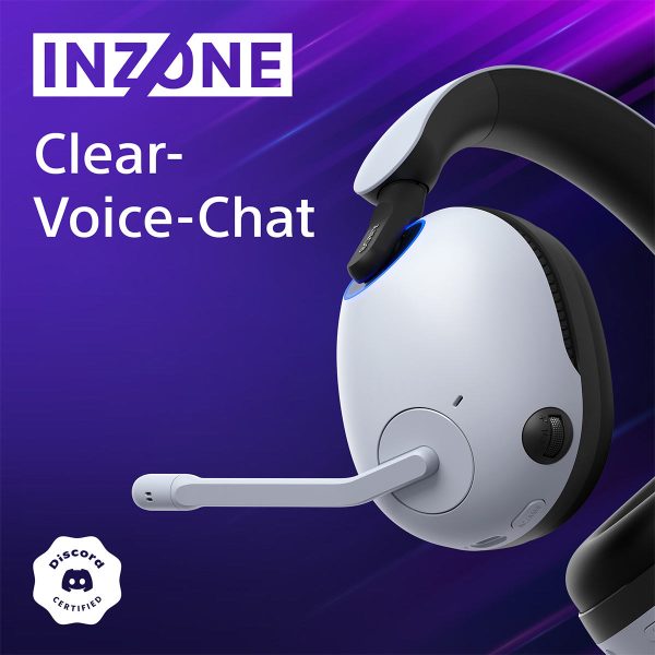 Sony INZONE H9 - Auriculares Inalámbricos para Gaming con Noise Cancelling, Sonido Espacial 360-32 Horas de Autonomía - Micrófono TipoBoom Llamadas Bluetooth, PC/PS5, Blanco - immagine 3