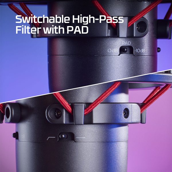 HyperX ProCast, microfono a condensatore a diaframma largo ProCast, connessione XLR - immagine 2