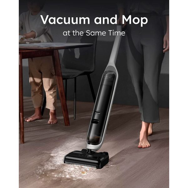 Eufy MACH, MACH V1 Ultra, aspirador escova sem fios com esfregona a vapor, sem fios, Always-Clean Mop™, Triple de auto-limpeza, Eco-Clean Ozone, mistura com válvula Tesla - immagine 4