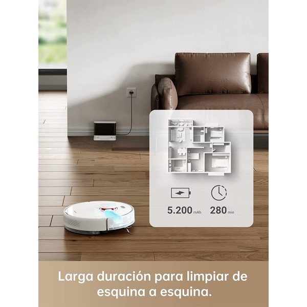 Dreame D10s Robot Aspirador y Mopa con navegación LDS 5000Pa 280 Min - immagine 4