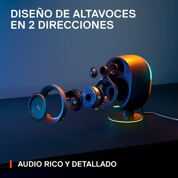 SteelSeries Arena 7 Altavoces Gaming 2.1 RGB - immagine 4