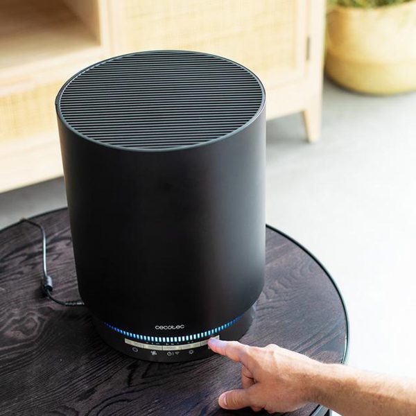 Cecotec Purificador de Aire Bajo Consumo TotalPure 1800 Style Pro Connected. Potencia 45 W, 130 CADR, 4 Etapas de filtrado, Control por Wi-Fi, Temporizador, Motor DC, Cobertura 40 m3 - immagine 3