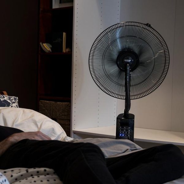 Cecotec Ventilador Nebulizador de Agua con Mando a distancia EnergySilence 690 Freshessence. 90 W, Oscilante, Silencioso, 3 Velocidades, Temporizador 7,5h, Pantalla LCD, Motor de Cobre, 3 L - immagine 2