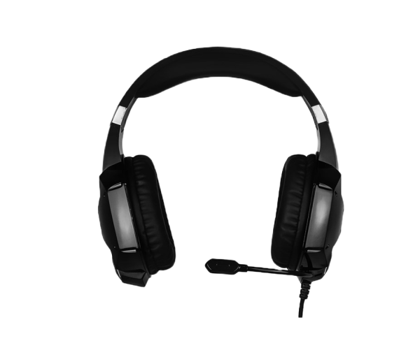 Krom Gaming Headset KOPA -NXKROMKPST - Suono stereo, altoparlanti da 50 mm, archetto regolabile, micro flessibile, jack da 3,5 mm, compatibile con Nintendo Switch, PS4, PS5, PC, nero, arancione, nero,arancione - immagine 2