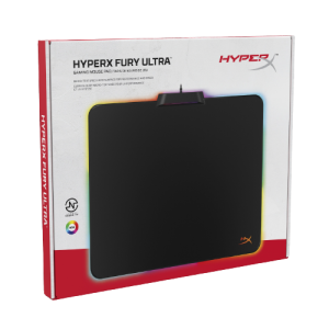 HyperX FURY Ultra – Mousepad con superficie rigida e luce RGB a 360°