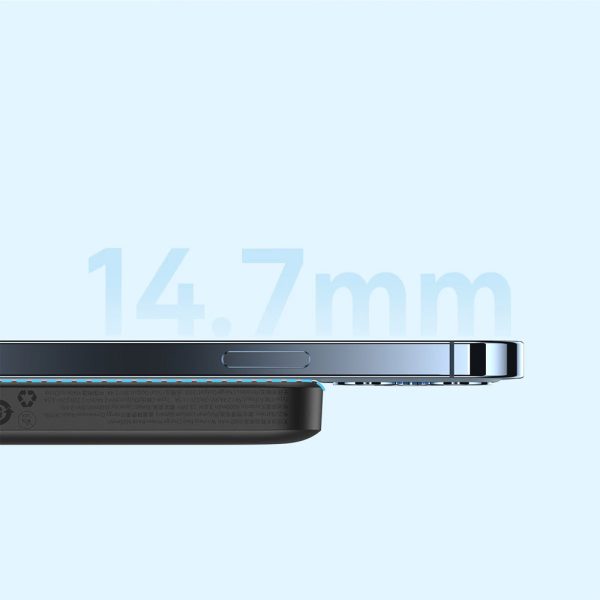 Baseus Magsafe Powerbank 6000mAh Nero Powerbank senza fili con funzione di ricarica rapida - immagine 4