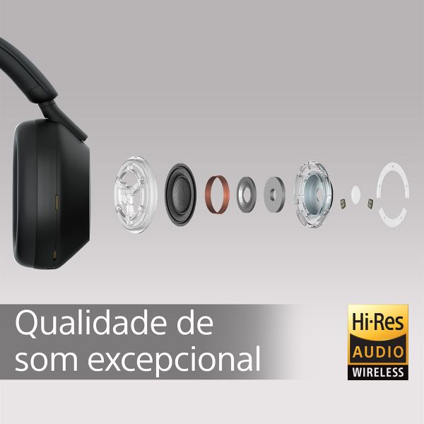Sony WH1000XM5B Cuffie wireless con cancellazione del rumore, nero - immagine 4