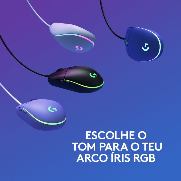 Logitech G203 Lightsync 2nd Gen Ratón Gaming 8000DPI RGB Blanco - immagine 4