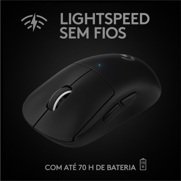 Mouse da gioco superleggero Logitech Pro X 25600 DPI Nero - immagine 2