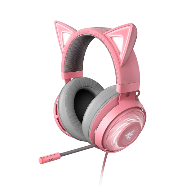 Cuffie da gioco Razer Kraken Kitty Edition Rosa