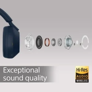 Sony WH1000XM5S.CE7 Cuffie wireless blu con cancellazione de