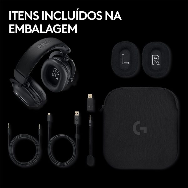 Logitech G PRO X 2 LIGHTSPEED Cuffia da gioco wireless Bluetooth Nero - immagine 2