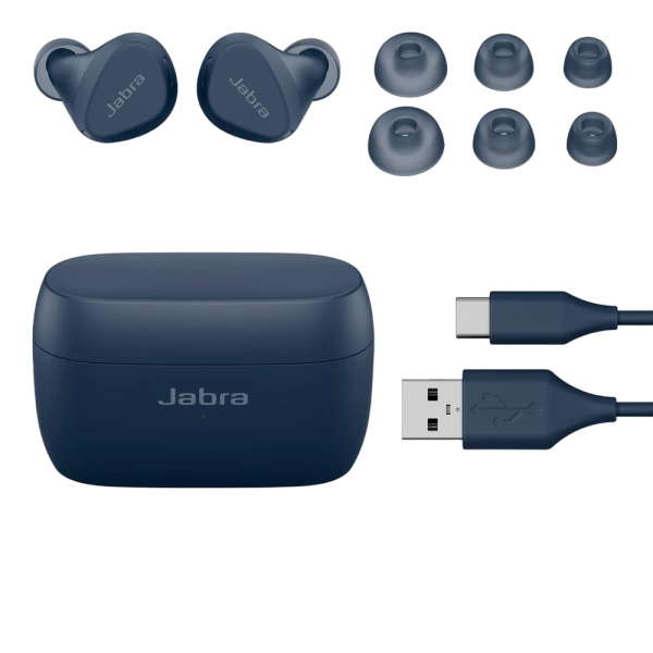 Auricolari Jabra Elite 4 In Ear True Wireless Bluetooth con cancellazione attiva del rumore (ANC) Navy - immagine 2