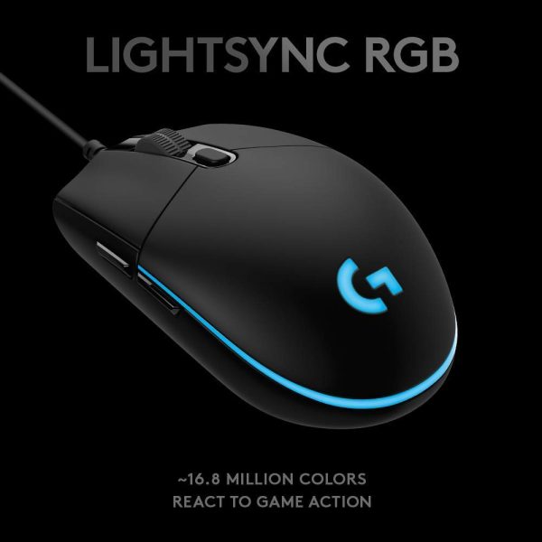 Logitech G Pro Ratón Gaming RGB 25600DPI Negro - immagine 2