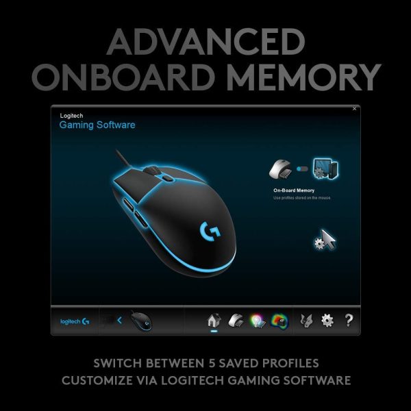 Logitech G Pro Ratón Gaming RGB 25600DPI Negro - immagine 4