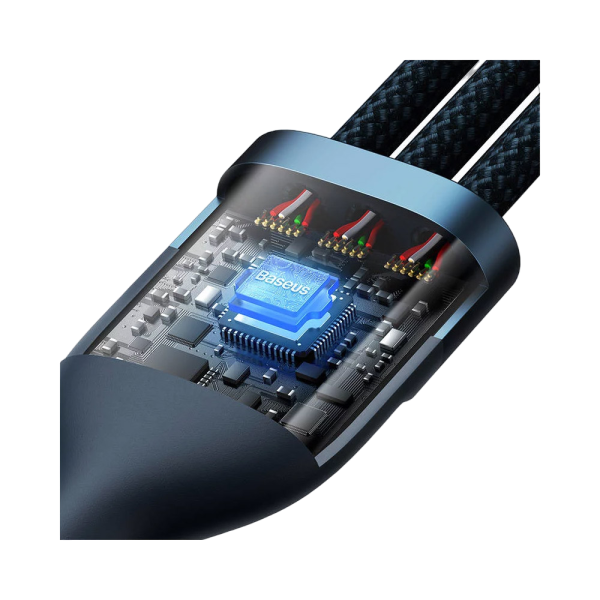 Baseus USB-A Flash per USB-C | MicroUSB | Fulmine PD 100 W 1,2 m - immagine 2