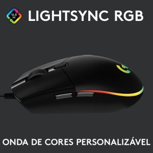 Logitech G203 Lightsync nero