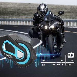 FreedConn T-MAX Pro Interfono Bluetooth senza fili per motoc