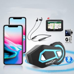 FreedConn T-MAX Pro Interfono Bluetooth senza fili per motoc