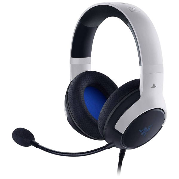 Cuffie da gioco multipiattaforma con licenza Razer Kaira X per PS5 Bianco