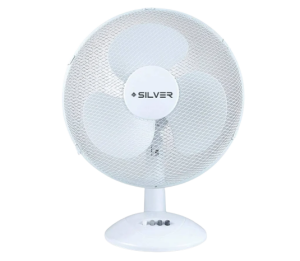 Ventilatore da tavolo Silver 3 velocità 40W 40cm