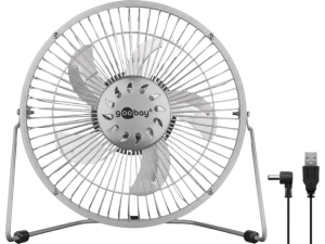 Ventilatore USB Goobay 20 cm grigio
