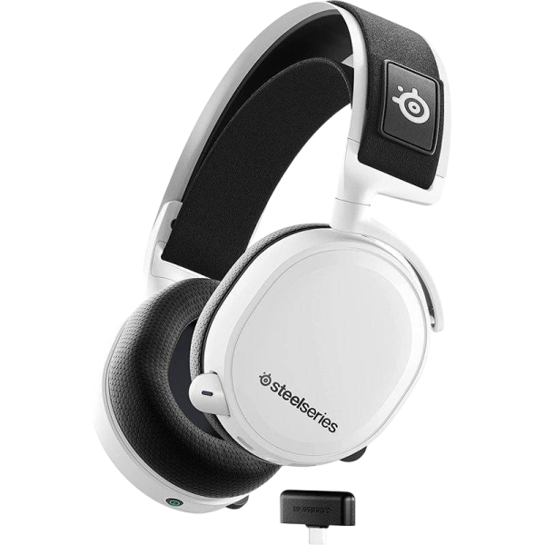 Steelseries Arctis 7+ Auriculares Gaming Inalámbricos Blancos para PC, PS5, PS4, Mac, Android y Swit - immagine 2