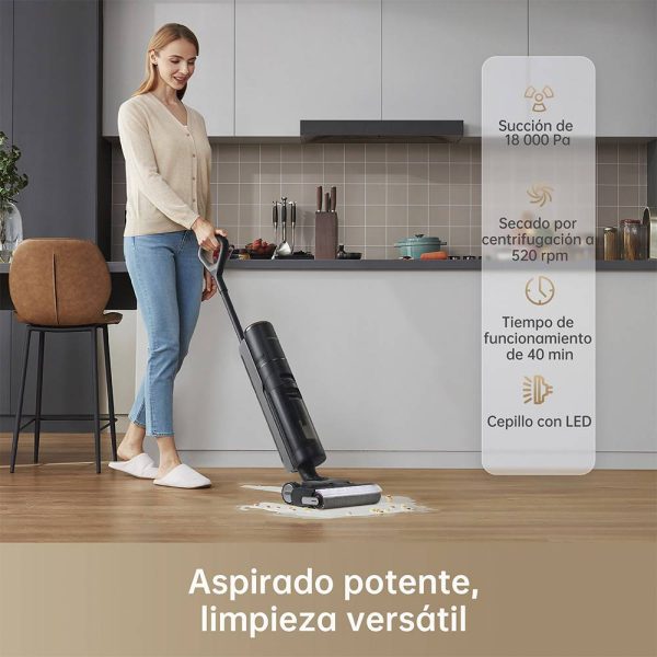 Dreame H13 Pro Aspiradora Escoba en Seco y Húmedo sin Cable 300W Negra - immagine 6