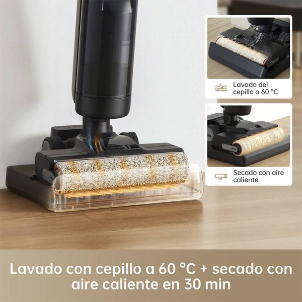 Dreame H13 Pro Aspiradora Escoba en Seco y Húmedo sin Cable 300W Negra - immagine 4