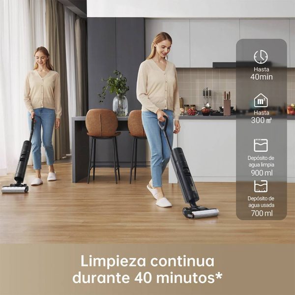 Dreame H13 Pro Aspiradora Escoba en Seco y Húmedo sin Cable 300W Negra - immagine 3