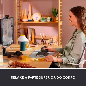 Logitech Lift Ratón Inalámbrico Vertical para Diestros 4000 DPI Gris-Negro