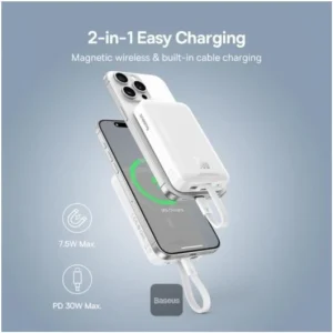 Powerbank Baseus Magnetic Mini Wireless/Wired 10000mAh 30W U
