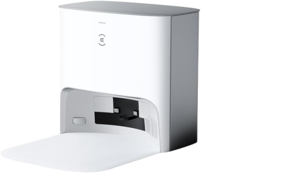 ECOVACS Estação de vácuo automática em branco para DEEBOT T10
